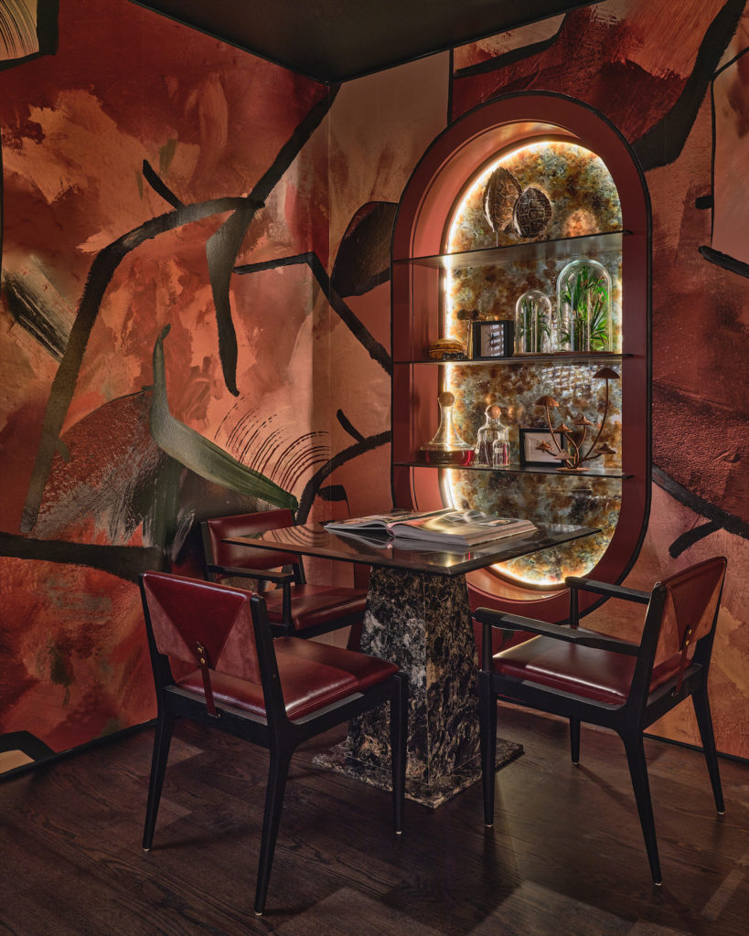 A subterranean living area by Yates Desygn (Photo by Stephen Karlisch)