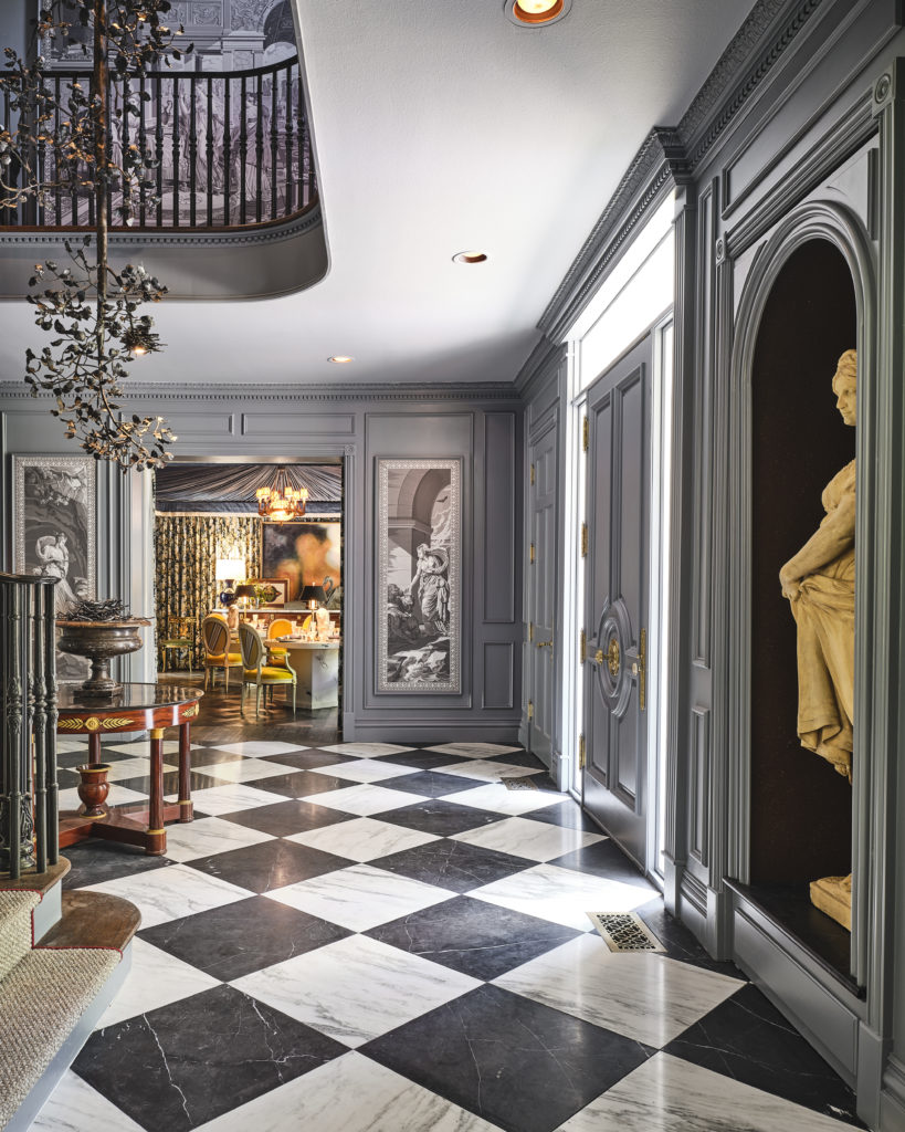 A dreamy entry hall by Bobbitt & Company. (Photo by Stephen Karlisch)