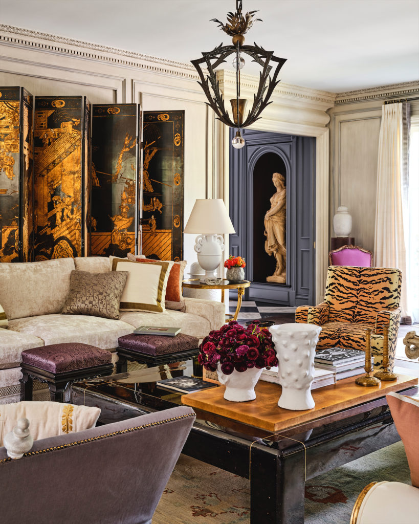 A French salon by Michael Aiduss Interiors + Architecture (Photo by Stephen Karlisch)