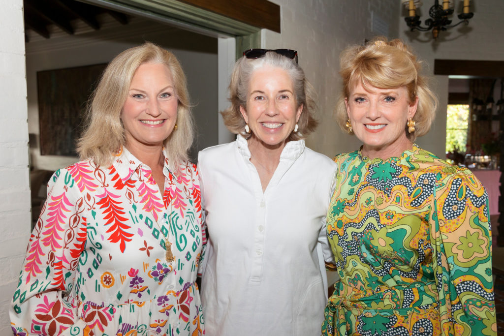 Carroll Kobs, Chair Elect Ann House, and Cameron Newberry at the 2021 Mah Jongg Play Day benefitting Tarrant Area Food Bank in Fort Worth, Texas. (Photo by/Sharon Ellman)