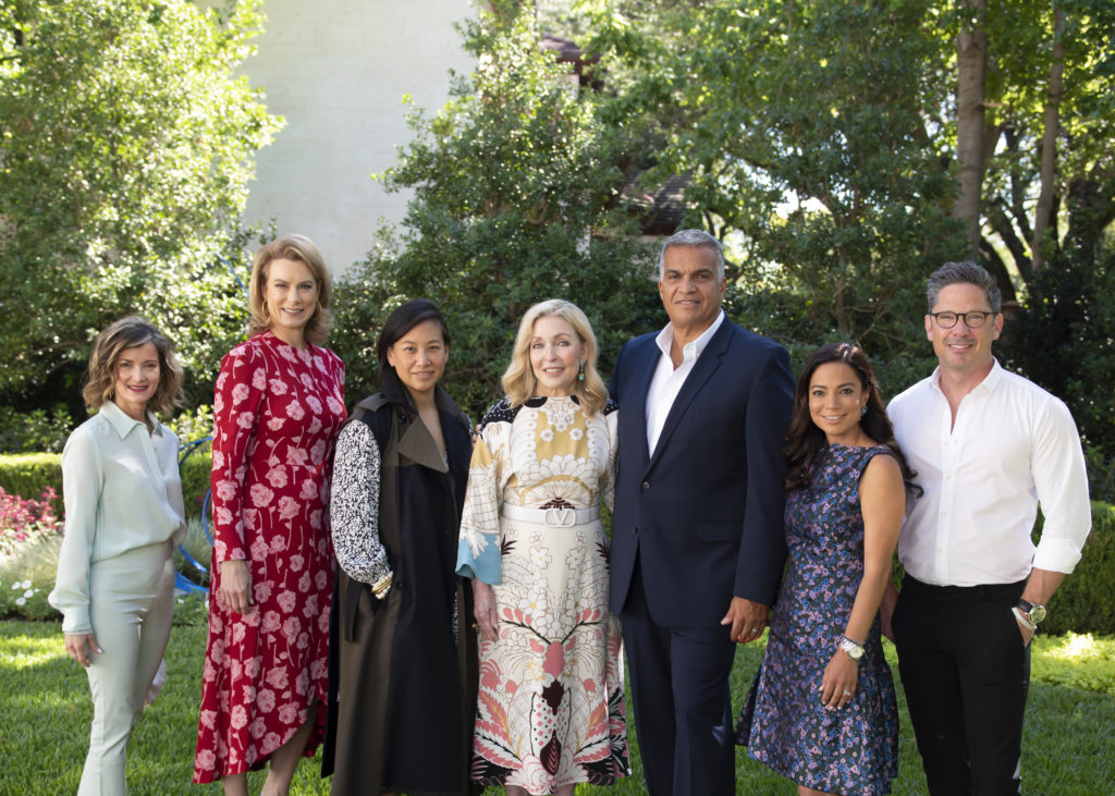 Laura Lee Clark Falconer, Trish Sheats, Jean Liu, Jan Showers, Daniel Quintero, Nazira Handal, Chad Dorsey (Photo by Tamytha Cameron)