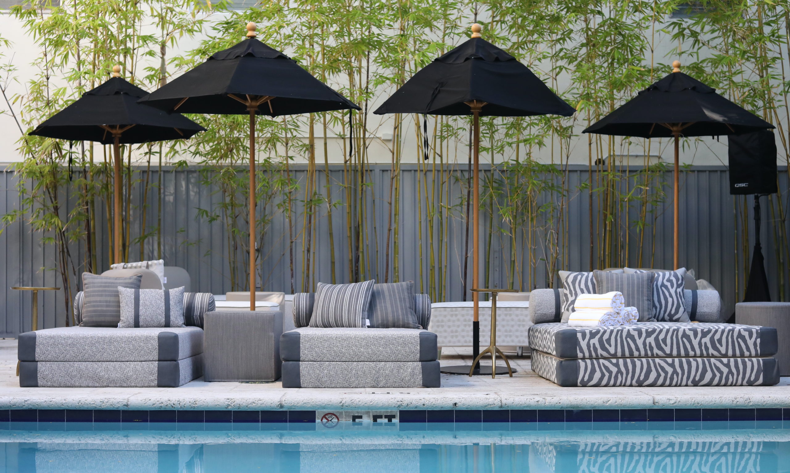 Poolside furniture