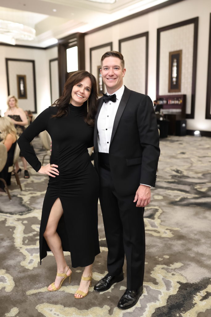 Marnie Greenwood, Josh Green at the PetSet Fierce & Fabulous Soirée at the Post Oak Hotel.  (Photo by Quy Tran)