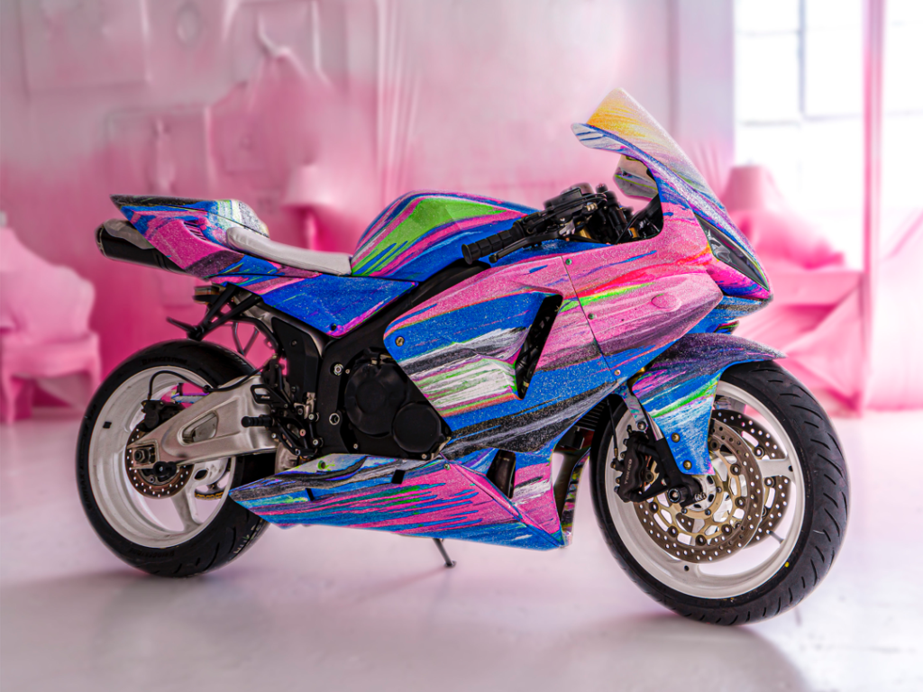 On Saturday, Punk Me Tender's "Together, we rise, we love, we share the moon" will debut at Samuel Lynne Galleries.