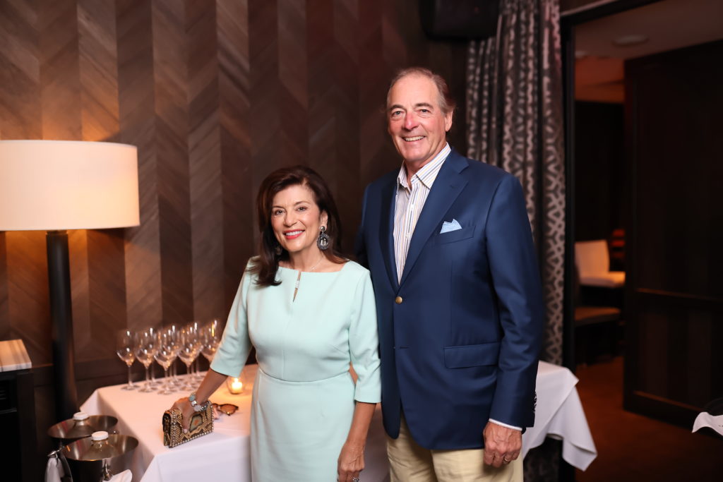 Dancie & Jim Ware at the Steak 48 Launch the Season dinner (Photo by Quy Tran)