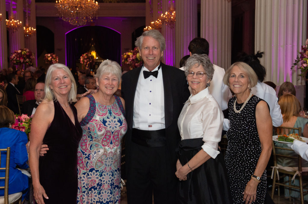 Janet Clark, Vivian Clark, Buddy Clark, Virginia Clark, Barbara Clark at the Houston Symphony Opening Night Concert & Dinner at The Corinthian. (Photo by Wilson Parish)
