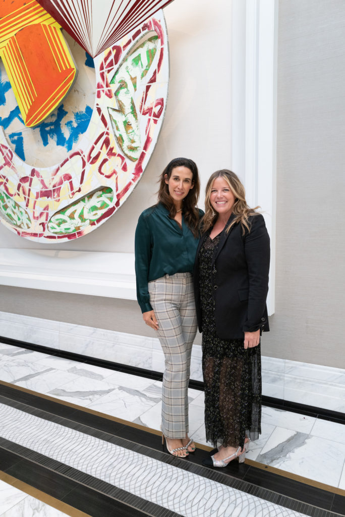 Rachel Solar, Melissa Sugulas at the Tootsies Oscar de la Renta presentation at The Post Oak Hotel. (Photo by Daniel Ortiz)
