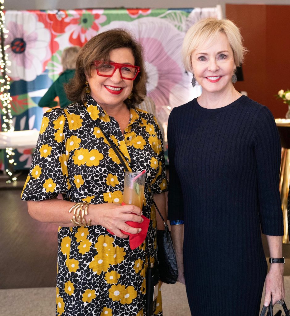 Roz Pactor, Karen Mayell at The Fab Fête soufflé tasting at  Swift + Company (Photo by Daniel Ortiz)