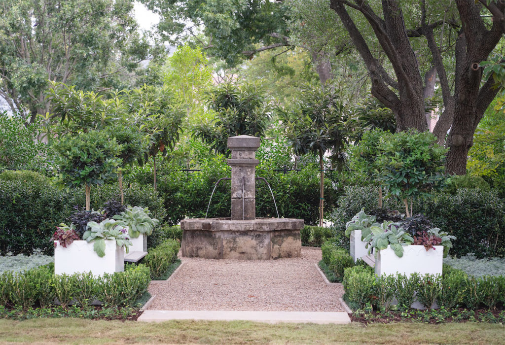 Front courtyard landscaping by From the Ground Up (Photo by Stephen Karlisch)