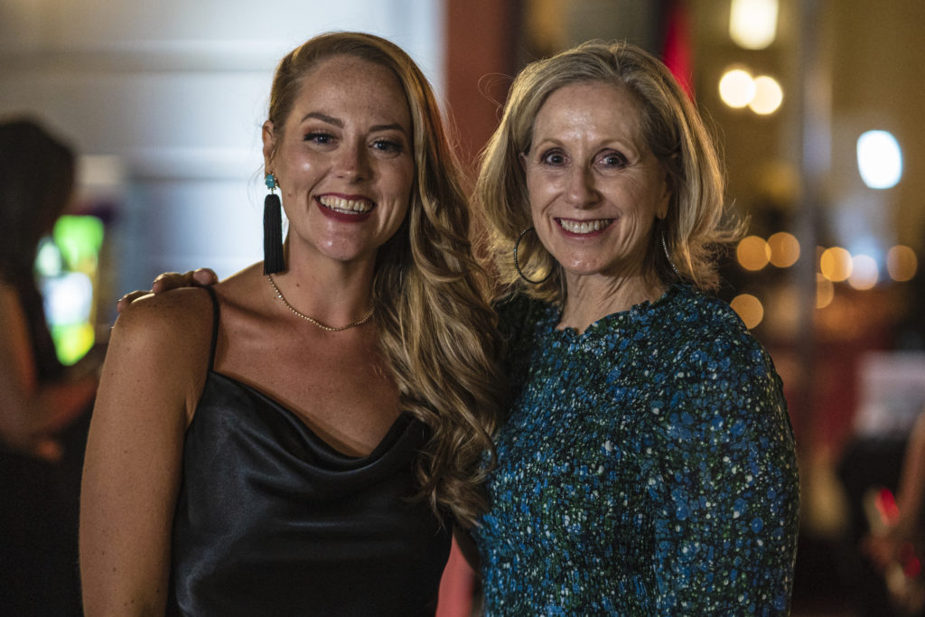 Sarah Petty, Thebe Warren at Compass Casino night (Photo by Pat Press Photo)