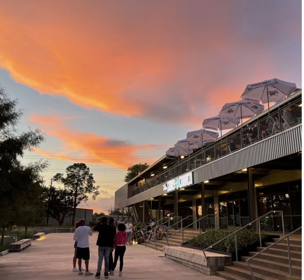 Railway Heights brings plenty of outdoor seating — and porch swings. (@railwayheightsmarket)