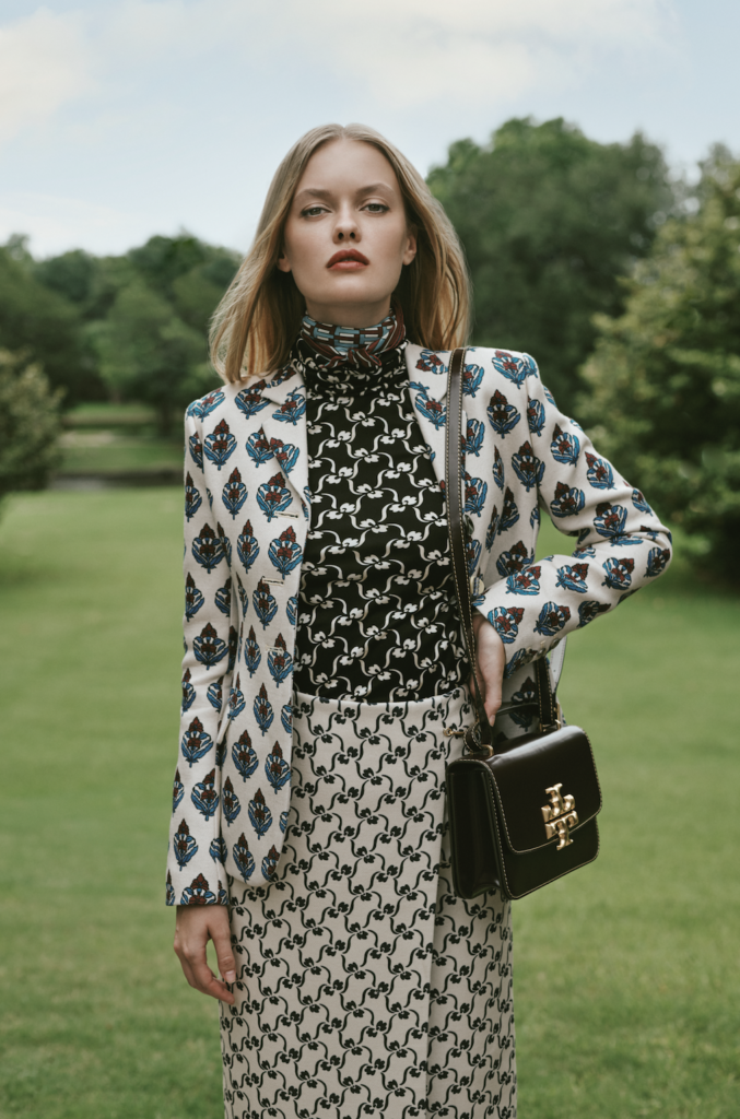 Tory Burch flaunts bold patterns this fall. (courtesy Highland Park Village)