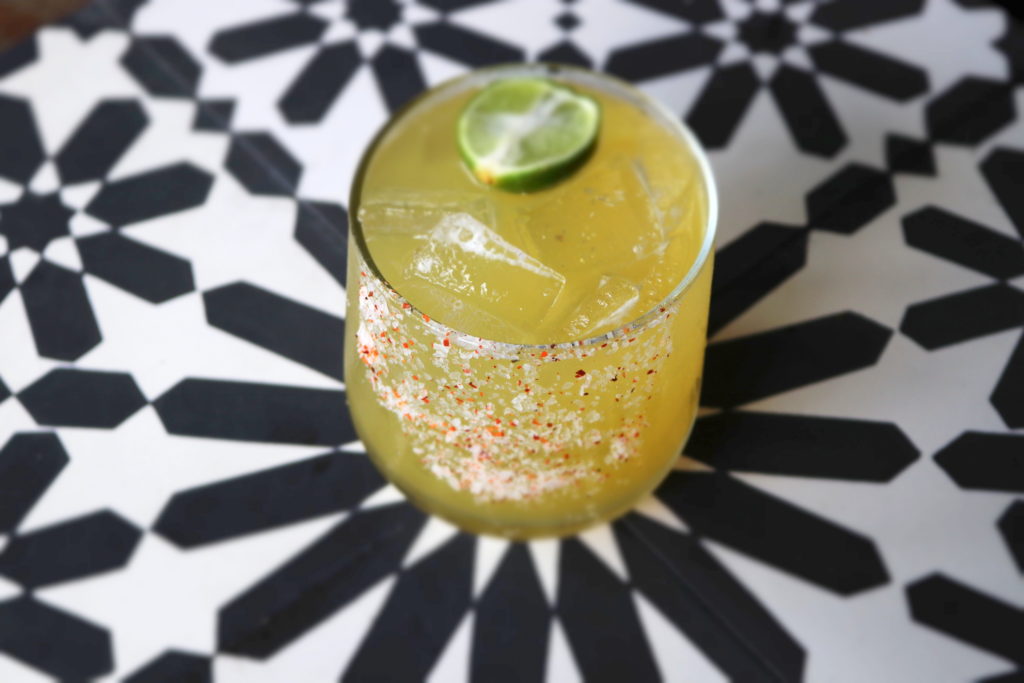 Urbe features a full bar and serve their signature Urbe Margarita. (Photo by Paula Murphy)