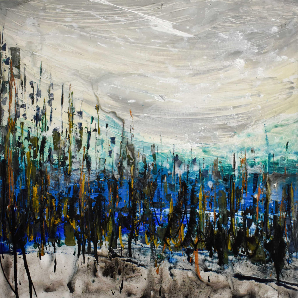 Melinda Moreno and Edgar Medina's "Winter," 2021, is a stirring collaboration inspired by the year's coldest months.