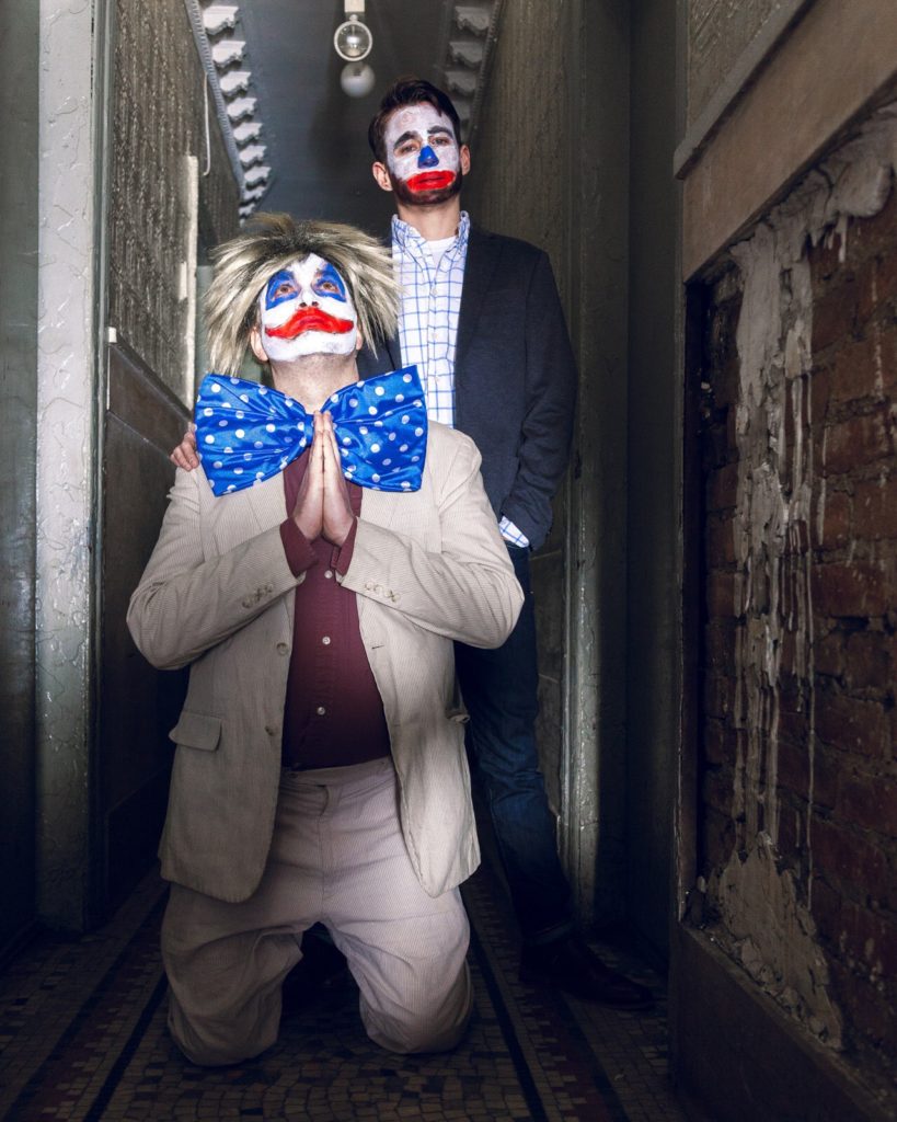 Writing duo Bob and Tobly McSmith have clowned their way into a parody musical empire. 