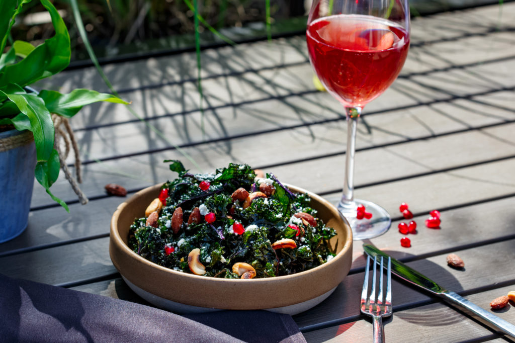 Dishes at The Niku Bar include Uni & Kobe Beef Sashimi, Beef Yakiniku Tortilla Pizza, Crab Ceviche, and more.