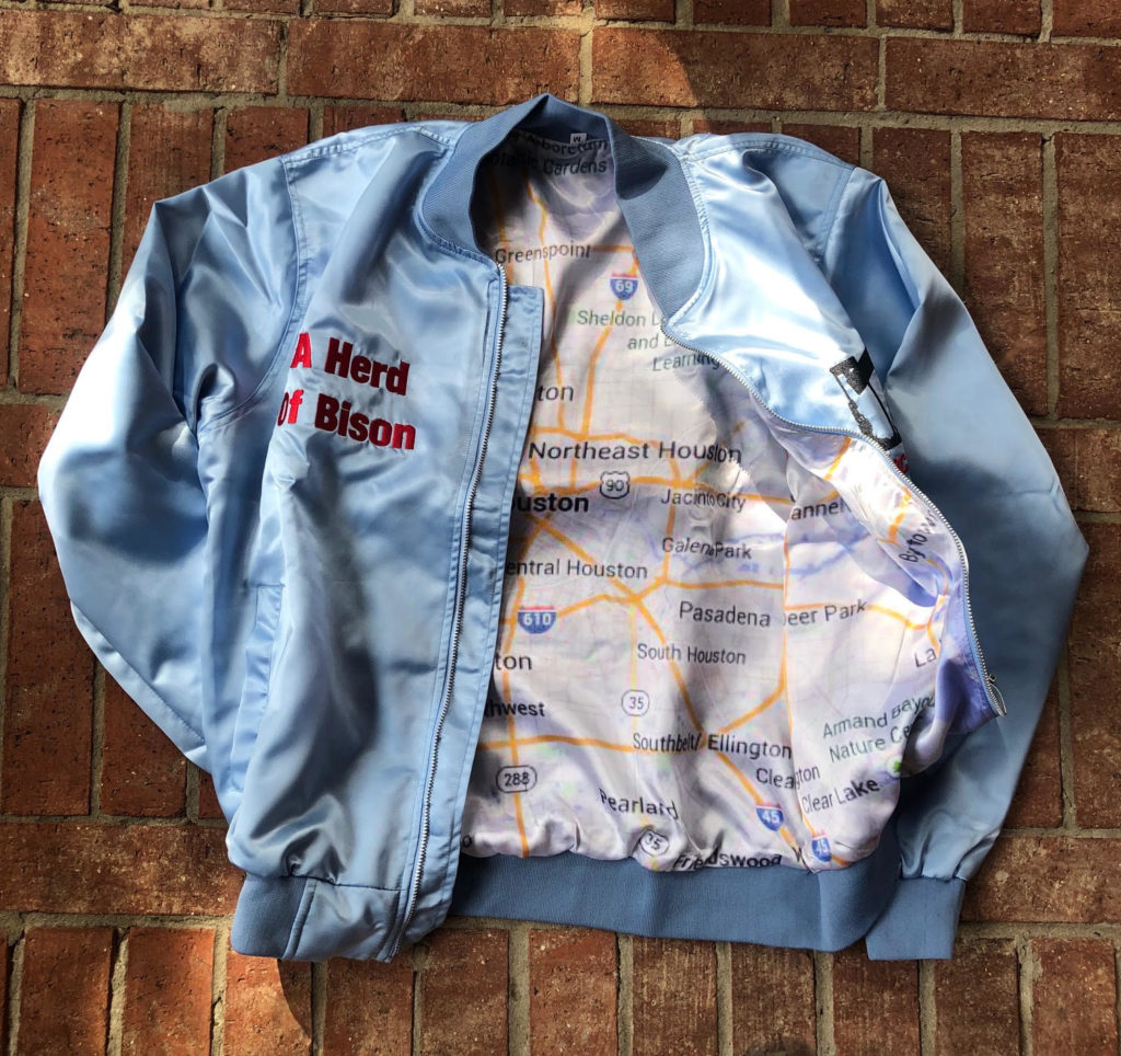 A Herd of Bison's top-selling items are from the one-of-a-kind Houston map collection.