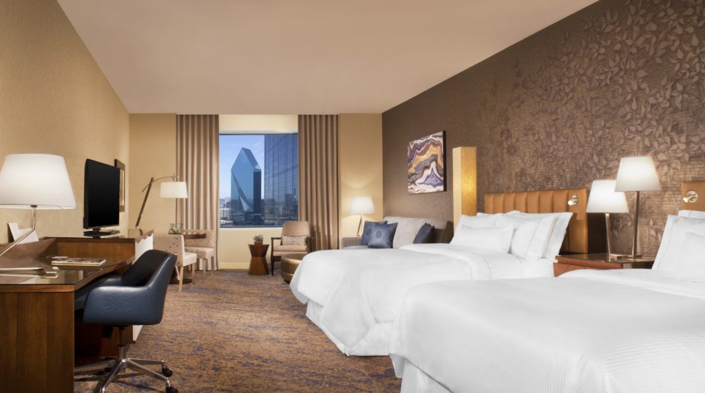 Rooms with a view at Westin Hotel Downtown.