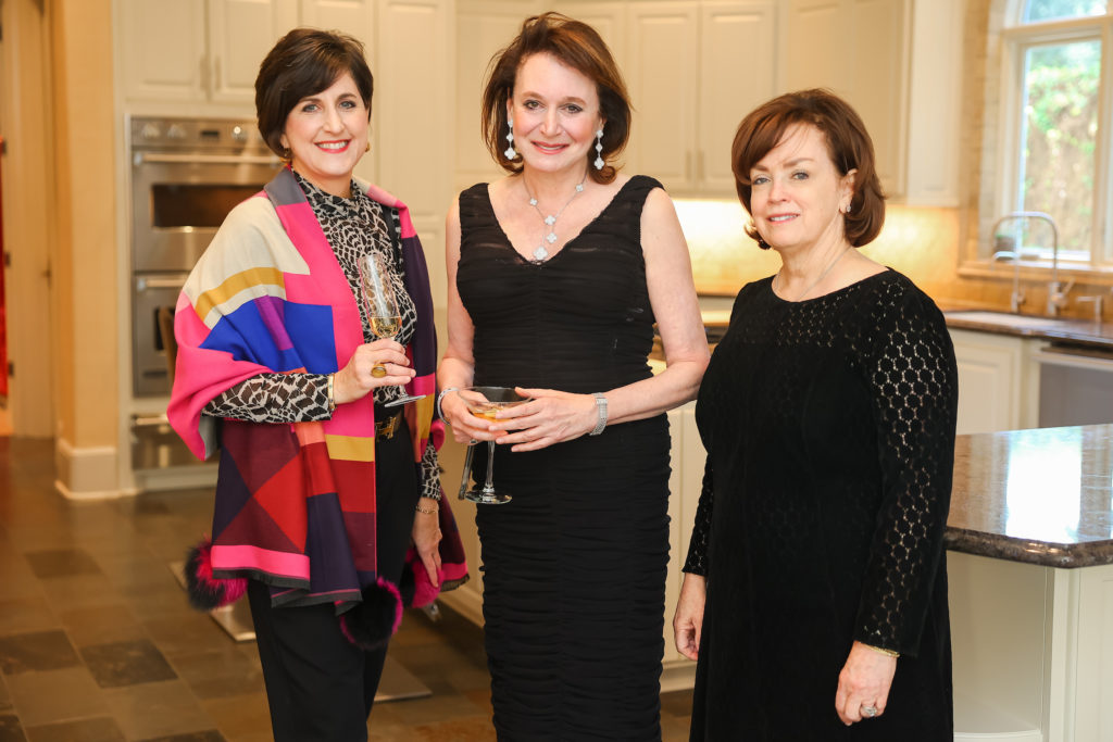 Hillary Purcell, Katherine Warren, Ruthie Porterfield at the Neiman Marcus Jenny Packham cocktail reception hosted by Martha Turner Sotheby's International Realty. 