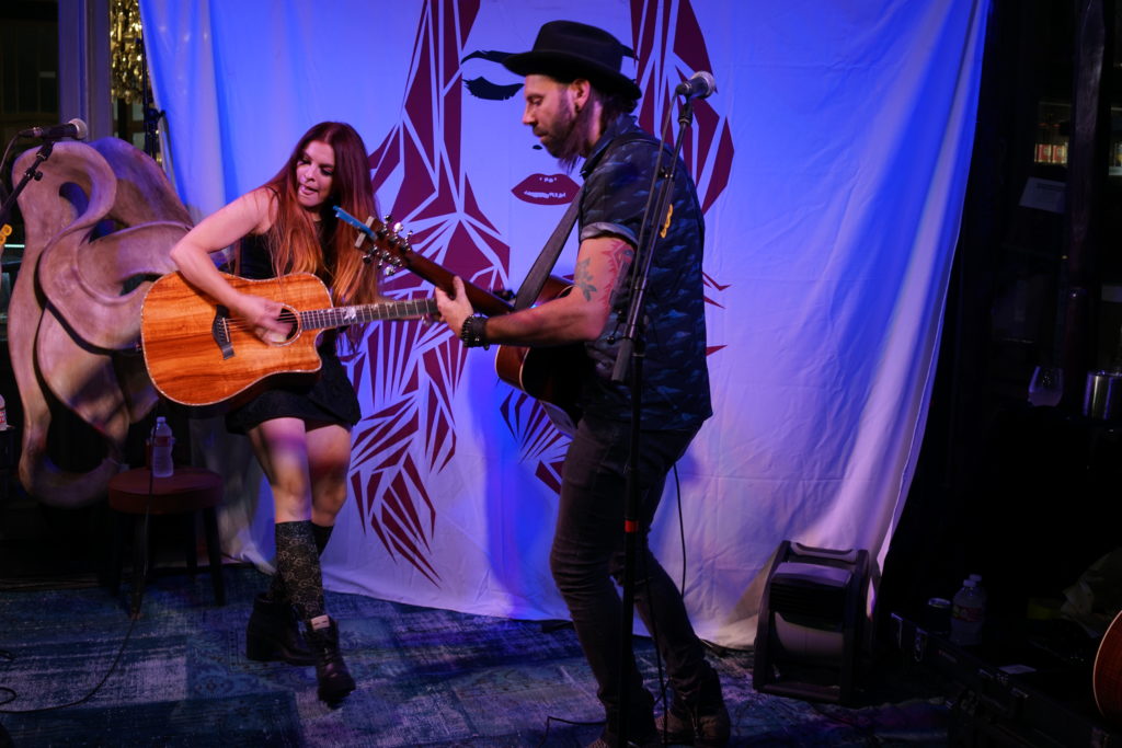 Guests enjoyed live entertainment from Kimberly Dunn at Market Hall in Round Top. (Photo by Vivian Arcidiacono)