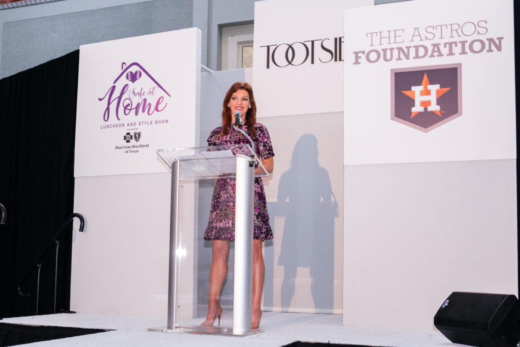 Astros sideline reporter Julia Morales emceed the luncheon with her usual charm.