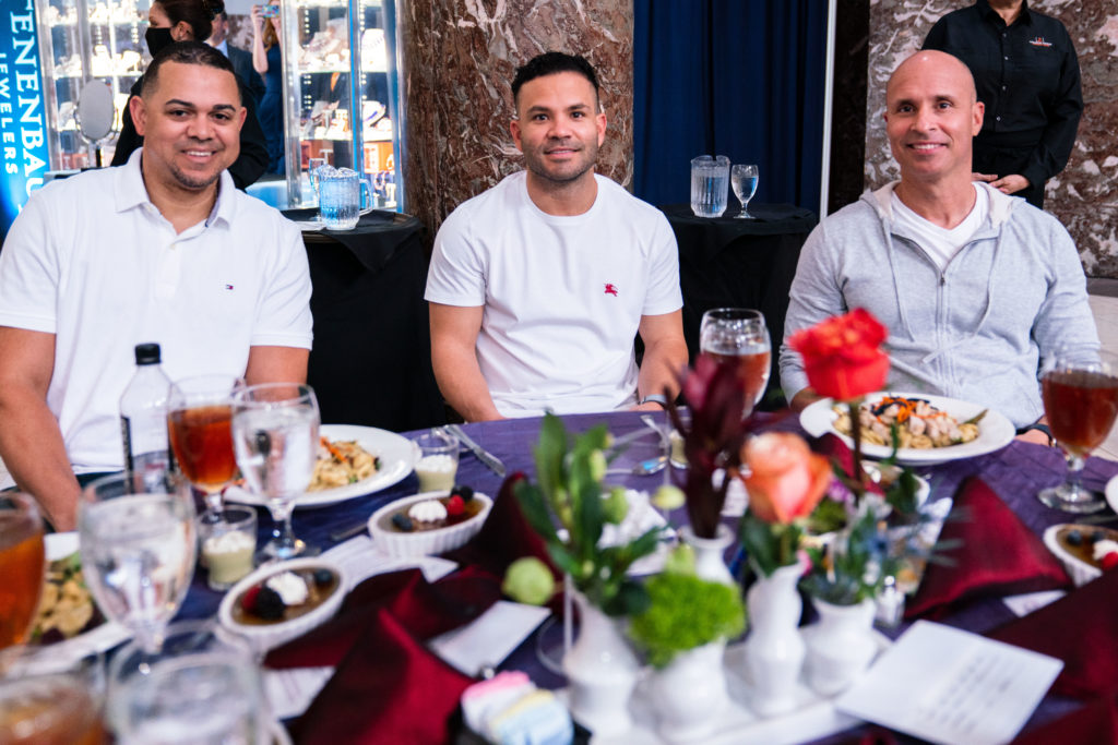 Jose Altuve and the rest of the Astros husbands offered their support.