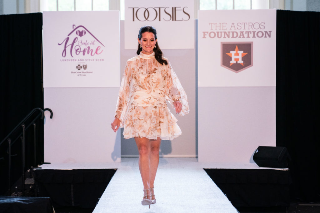 Pamela Dearth-Espada, the wife of Astros bench coach Joe Espada, made the most of her runway turn.