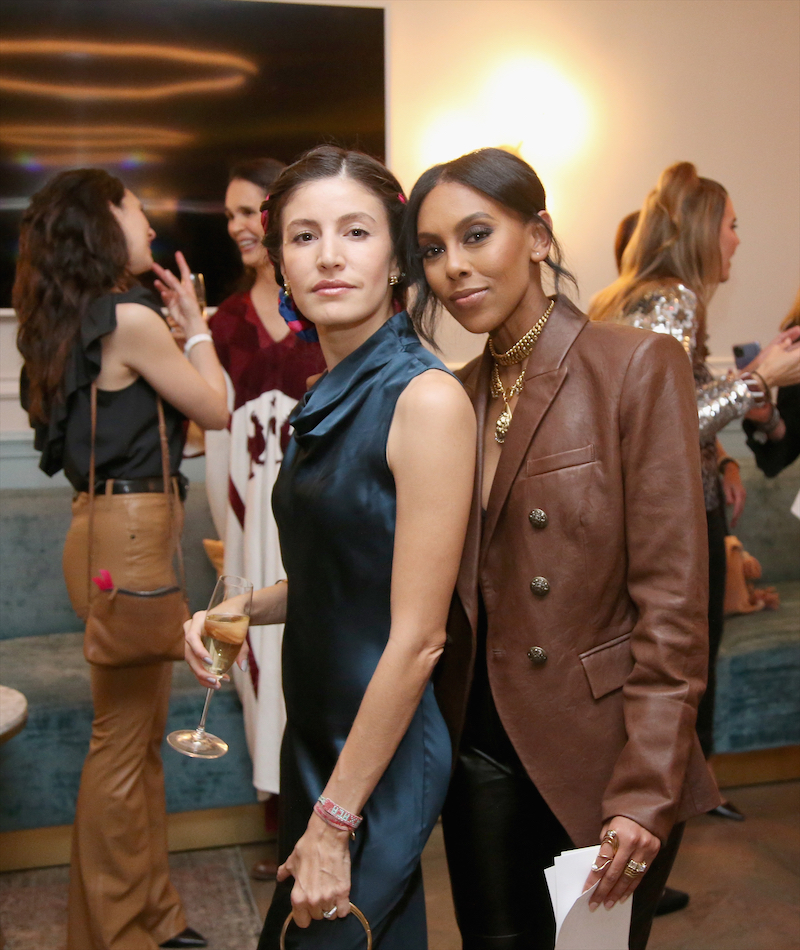 Danie Gomez-Ortigoza and Yodit Tewolde (Photo by Gary Miller/Getty Images)