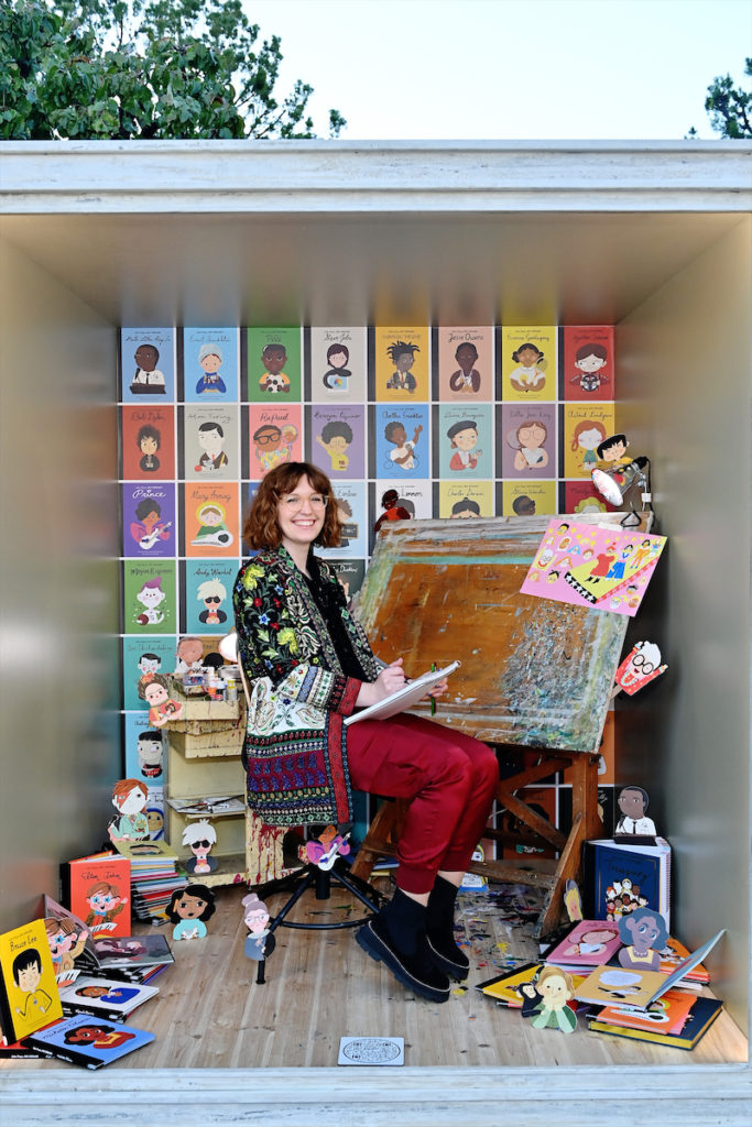 Artist Kristen Peers poses with Neiman Marcus Fantasy Gift Suite. (Photo by Stefanie Keenan/Getty Images for Neiman Marcus)