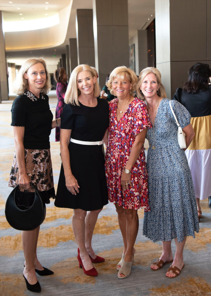 Anne Besser, Luncheon Co-Chair Jan Osborn, Bursley Hoefer, Kissy Blanchet (Photo by Tamytha Cameron)