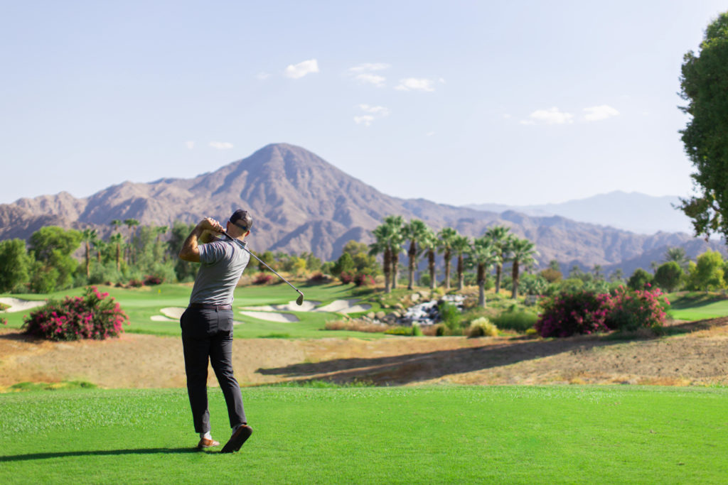 The Indian Wells Golf Resort is a 36-hole course right next to Hyatt Regency Indian Wells.