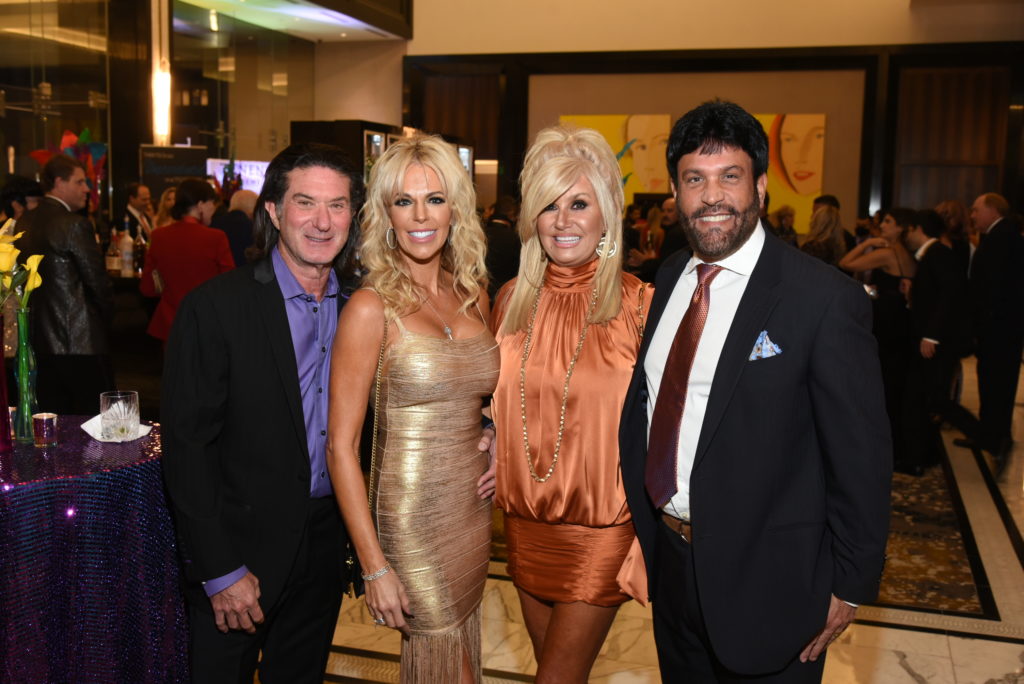 Gary & Amy Becker, Tony & Mike Baches at the Houston Children's Charity Gala. (Photo by Gary Maltz, Alexander's Fine Portrait Design)