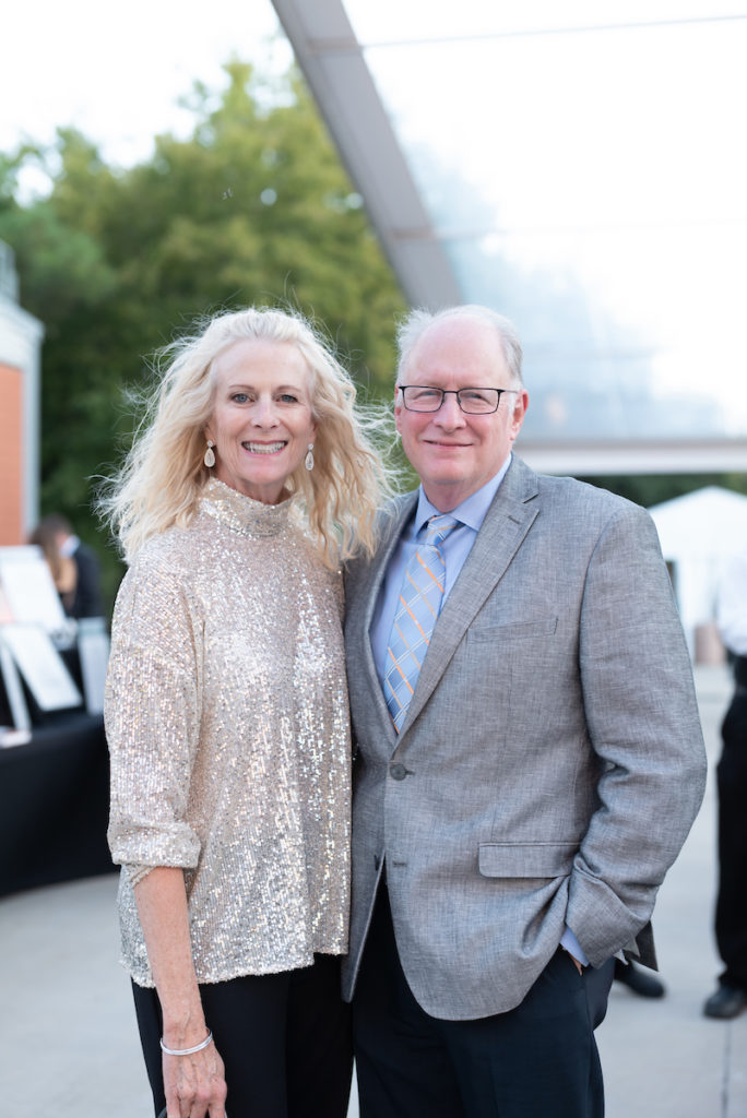 Cheryl & Robert Delve at the Gerald D. Hines College of Architecture and Design 75th anniversary gala (Photo by Daniel Ortiz)