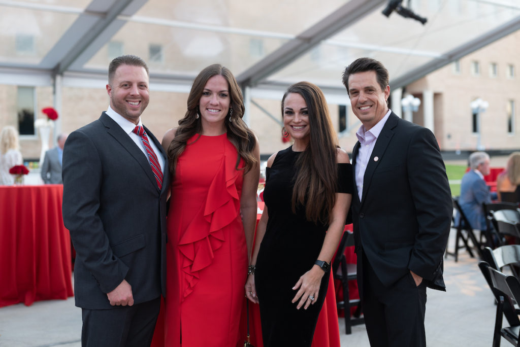 Lendon & Shannon Picone, Elizabeth & David Picone at the University of Houston Gerald D. Hines College of Architecture and Design 75th anniversary gala (Photo by Daniel Ortiz)