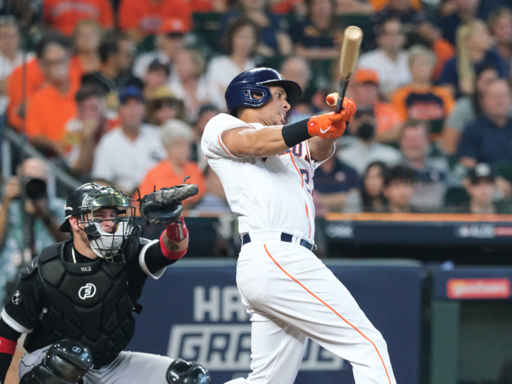 Michael Brantley helps power the most annoying lineup in all of baseball. (Photo by F. Carter Smith)