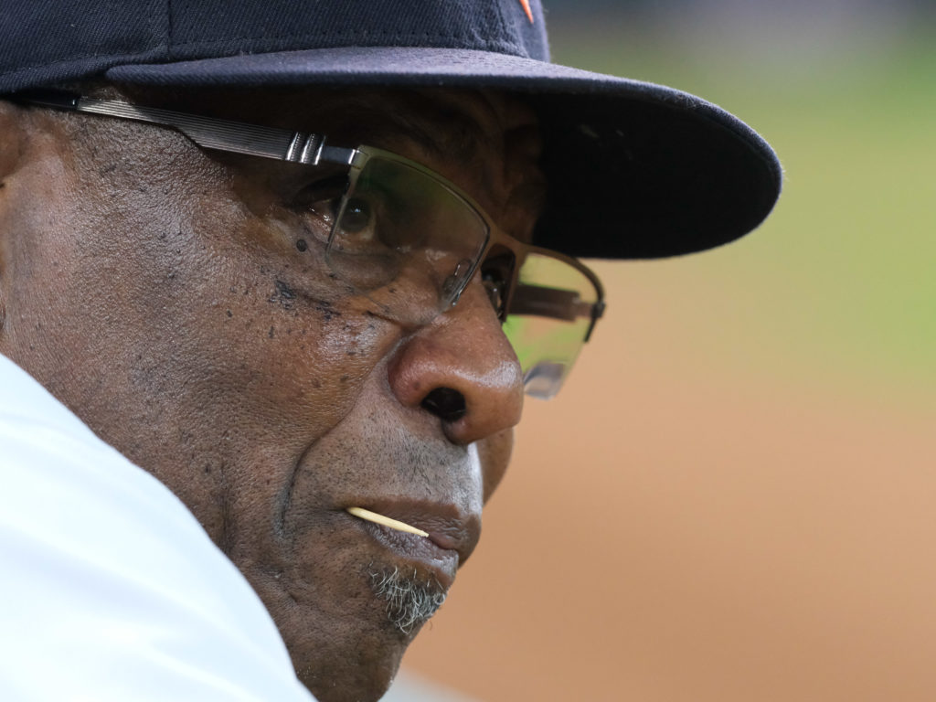 Houston Astros manager Dusty Baker always tries to keep his team steady — and focused on the big prize. (Photo by F. Carter Smith)