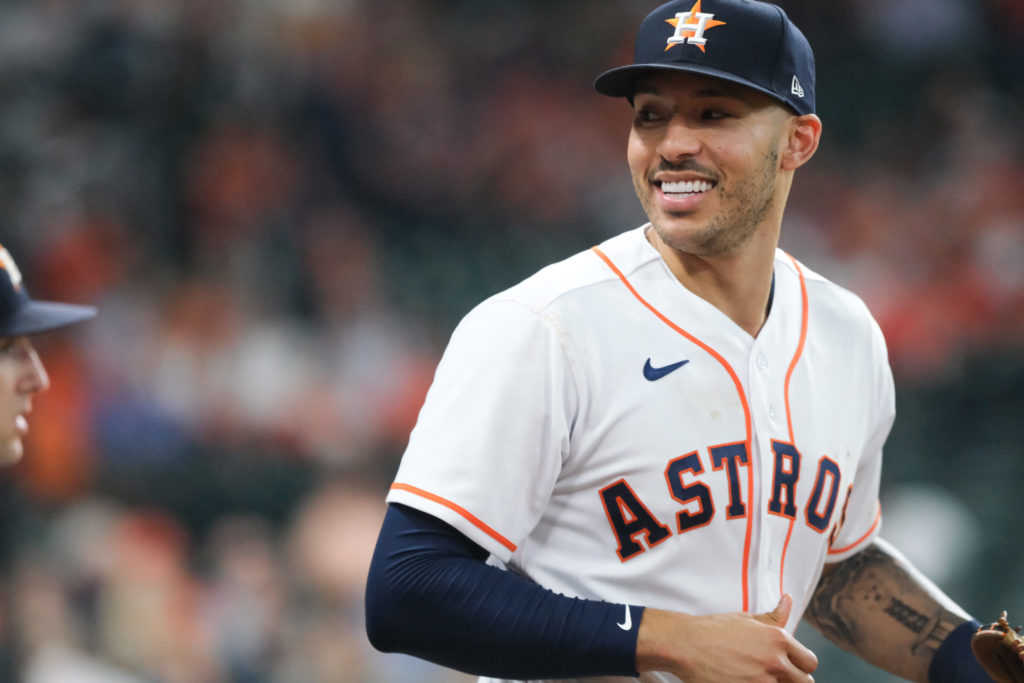 Carlos Correa is a Houston Astro again after a trade deadline move for the ages. (Photo by F. Carter Smith)