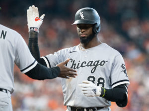 The Houston Astros defeated the Chicago White Sox 9-5 behind s 5-run 7th inning, highlighted by a Carlos Correa 2-RBI double and a Kyle Tucker 2-run home run. The Astros now lead 2 games to none in a best-of-five American League Division Series