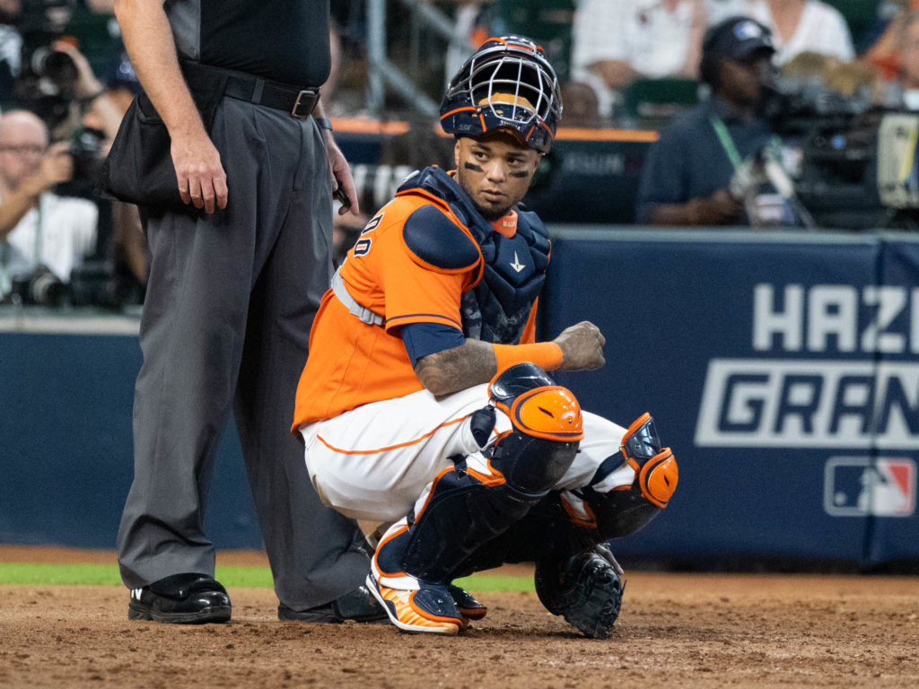 Astros catcher Martin Maldonado is a true difference maker for this pitching staff. (Photo by F. Carter Smith)