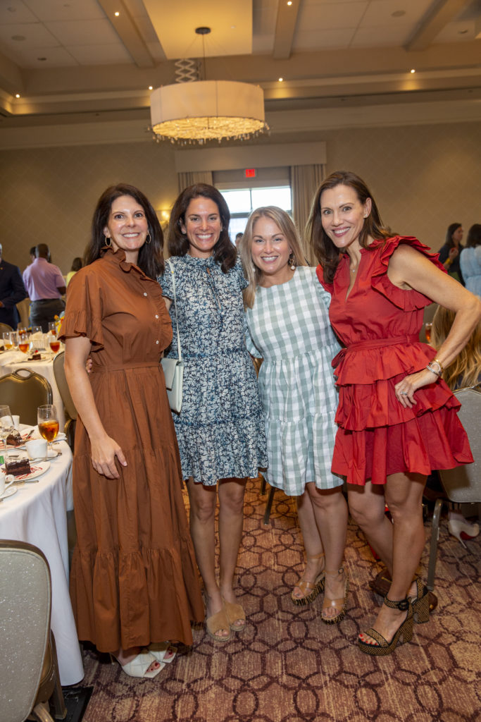 Alison Powell, Elena Evans, Laura Guillory, Taylor Bawcom at the Arms Wide Adoption Services luncheon. (Photo by Jenny Antill Clifton)