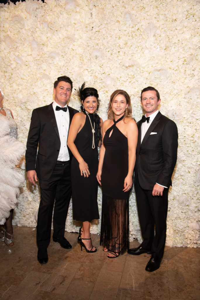 Anthony & Alex Heins, Krystal & Garrett Thompson at the Children's Museum Houston Great Gatsby Gala (Photo by Alexander's Fine Portrait Design)