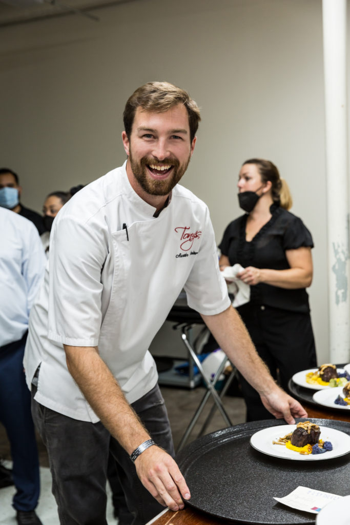 Tony's Austin Waiter curated the lavish seated dinner. (Photo by Emily Jaschke)