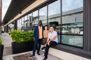 Cherif Mbjodi, Victoria Bludorn and Aaron Bludorn @Michael Anthony