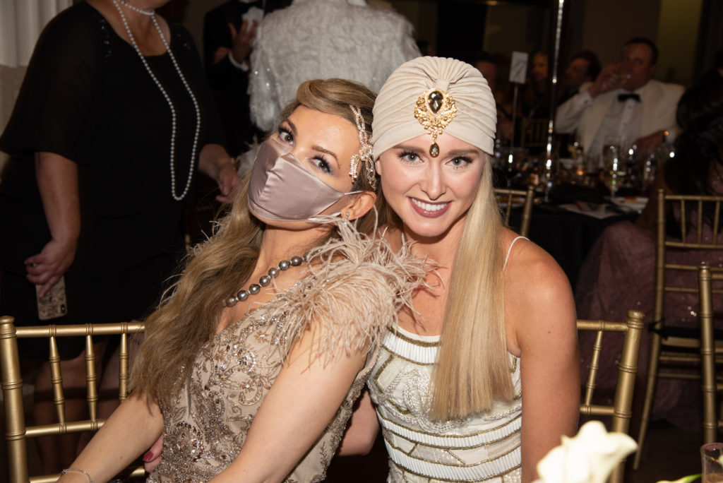 Gala co-chair Devorah Krieger, Whitney Martin at the Children's Museum Houston Great Gatsby Gala (Photo by Alexander's Fine Portrait Design)