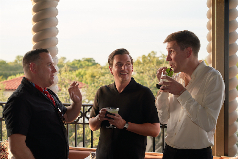 Kristian Lazzaro, Phil Harrison, Thomas Bird (Photo by Billy Surface / Marc Montoya)