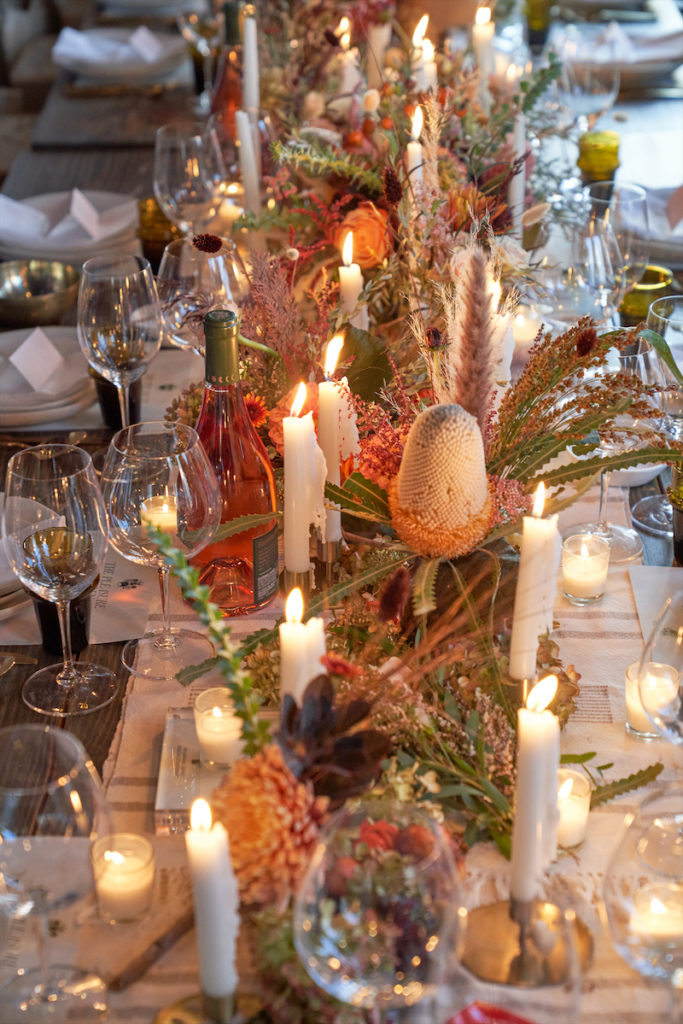 A Park House table was transformed into "The Pleasure Garden." (Photo by Billy Surface / Marc Montoya)