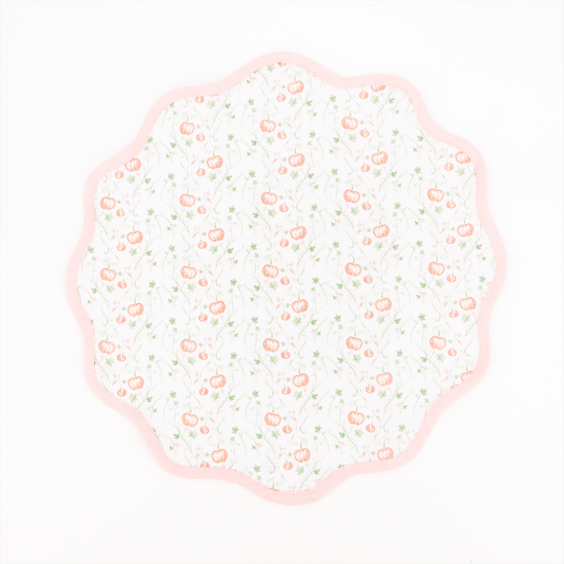 Scalloped Circle Placemat | Dondolo x Fenwick Fields, $28.00