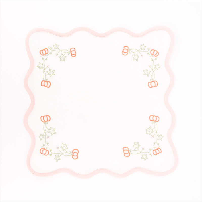 Scalloped Square Placemat | Dondolo x Fenwick Fields, $38.00