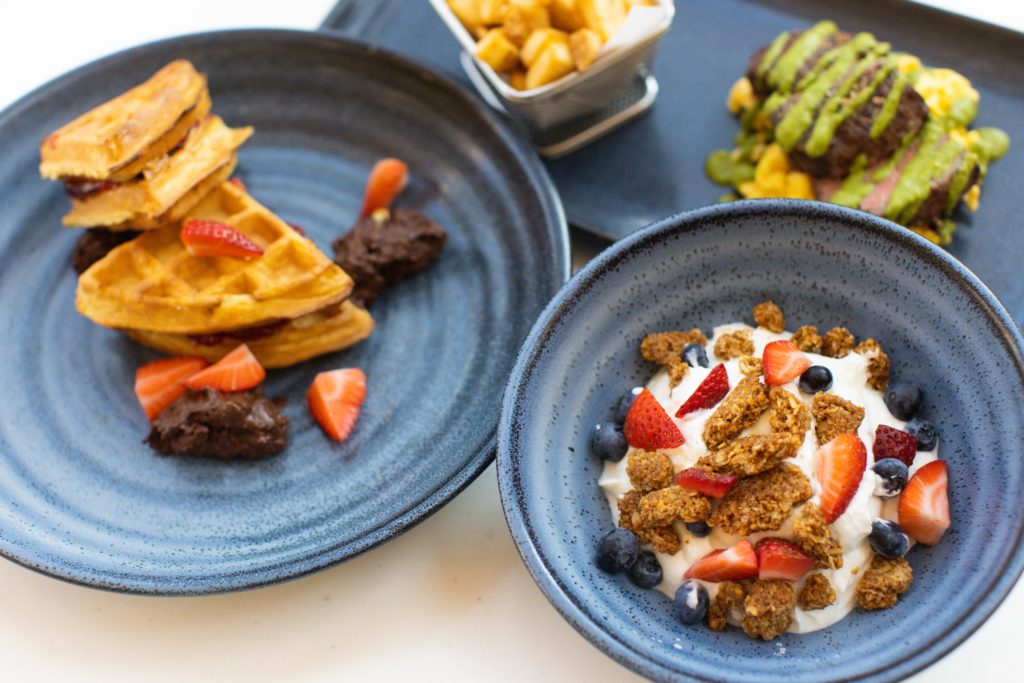 Grab breakfast at Citrus inside of the lobby at Hyatt Regency Indian Wells.