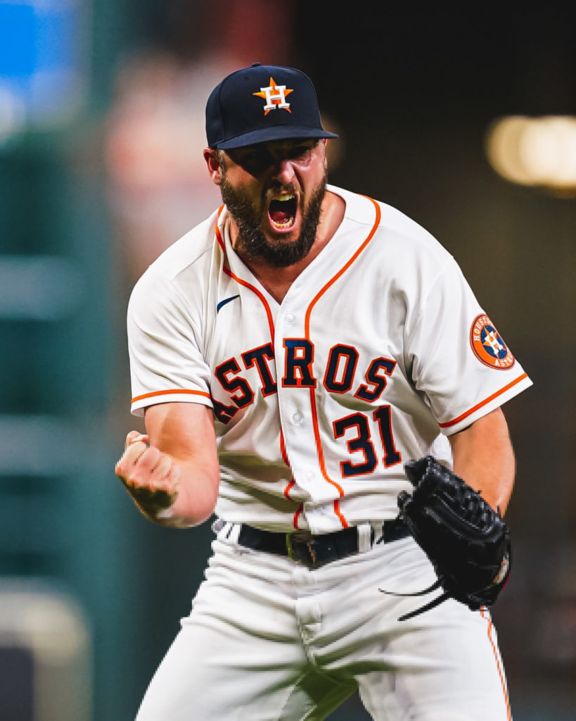 Kendall Graveman pitched himself out of a big-time jam in the seventh inning in the Astros' Game 6 win. (@astros)